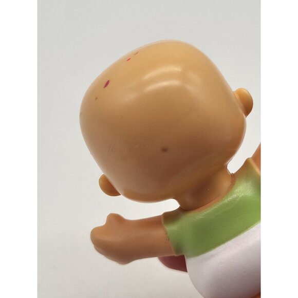 Fisher-Price Little-People Replacement Baby, Green Star Shirt, Blue Rattle GLT76 - Picture 8 of 9